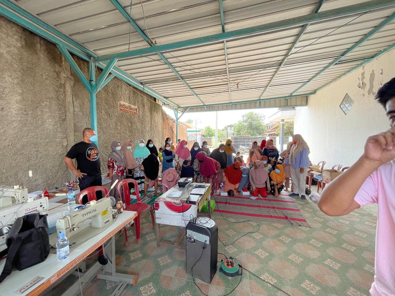 Community members gathered during a documented skills activity.