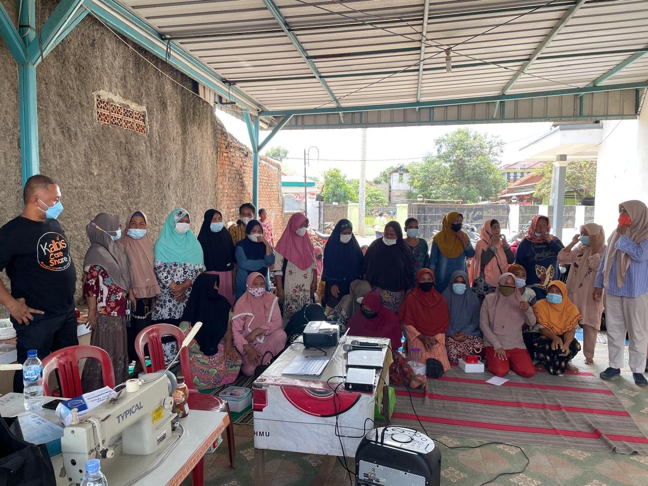 Community members gathered during a documented skills activity.